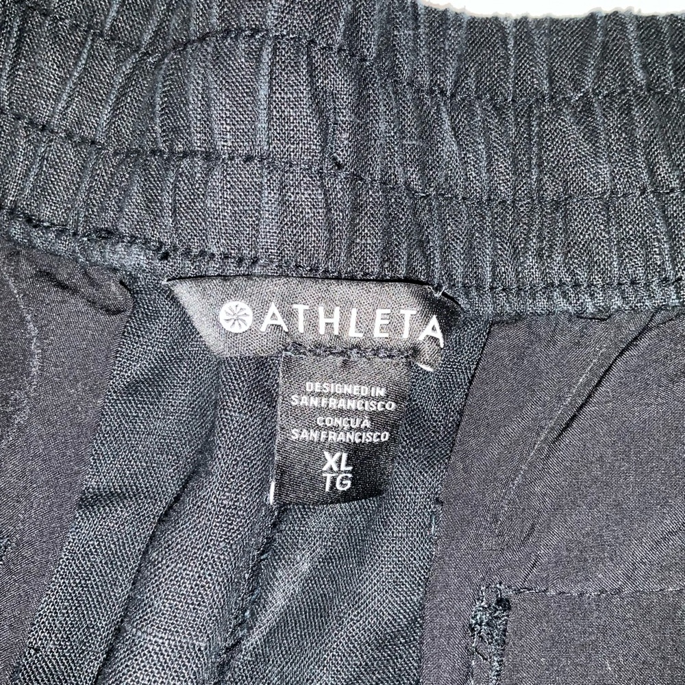 ATHLETA Retreat High Rise 100% Linen Ankle Pant - Picture 10 of 16